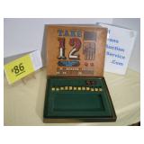 "Take 12" Vintage Retro Board Game 1965