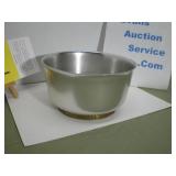 Bowl, Kensington Ware Art Deco Aluminum with Brass