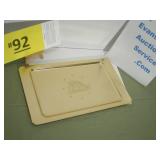 Clipper Ship Motif Serving Tray