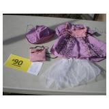 Doll Outfit, Pink and Purple