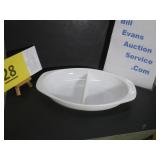 Vintage Pyrex Divided Casserole Baking Dish