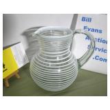 Ball Beverage Pitcher, Handblown