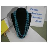 Baby Blue Bumpy Berry Bead Necklace