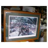 Civil War Framed Print "Hold The Ground At All...