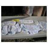 Blue and White Teddy Bear Accessories