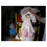 Pink Victorian Dress and Hat Doll Outfit