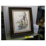 Rural Winter Scene Bobwhite Quail at Water Pump