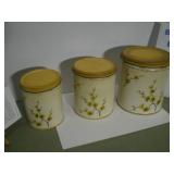 Metal Canister Nesting 3 Piece Set