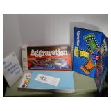 Aggravation Board Game, Milton Bradley