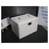 Jewelry Case Box with Handle and Latch
