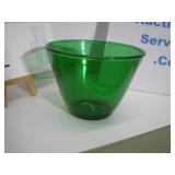 Forest Green Glass Bowl