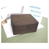 Old Wooden Cigar Box, Dovetailed