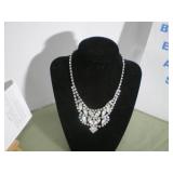Rhinestone Necklace, Stunning, Vintage