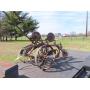 ANTIQUE TWO BOTTOM PLOW