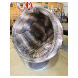 Orbit Spitfire Luxe Faux Fur Chair