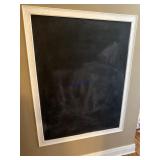 Chalkboard With Ornate White Frame