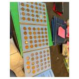 Lincoln Head Cent Collection Starting 1941 in Whit
