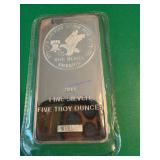 Five Troy Ounces .999 Fine Silver Bar