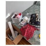 Household Items Including Disposable Dishes and Te