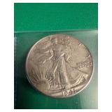 1941 Walking Liberty Half Dollar Silver Coin