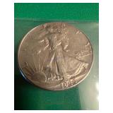 1944 Walking Liberty Half Dollar Coin in Protectiv