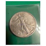 1945 Walking Liberty Half Dollar Coin