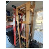 Tools, Lighting, and Storage Rack