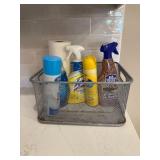 Metal Mesh Storage Basket Organizer