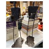 Handcrafted Metal Figure Candle Holders