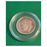 1961 Roosevelt Dime in Protective Case