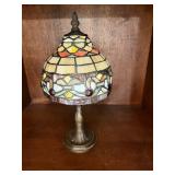 (2) 12-Inch Tiffany-Style Table Lamps