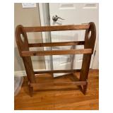 Wooden Quilt Rack, 29 x 35 1/2 Inches