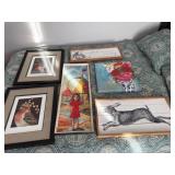 Framed and Canvas Artworks by Various Artists