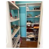 Storage Room with Shelving Units and Miscellaneous