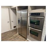 Stainless Double ovens & Frig.