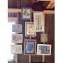 Assortment of 8 Pictures & 1 Old Mirror