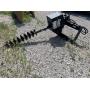 Skid Steer Mount Hydraulic Hole Digger
