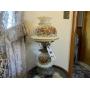 Antique Hurricane Lamp, Extra Top, electric