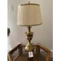 Brass Table Lamp, 30"t