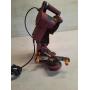 Chain saw sharpener works
