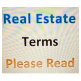 Real Estate Terms & Conditions