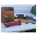 Lionel and other train cars and electric parts