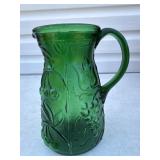VINTAGE MCM ROSSINI EMPOLI ITALY GLASS EMERALD