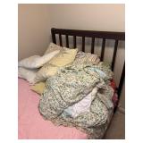 Full size bed head & door board &  lg lot of