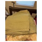 Curtains (4) and sheets, pillows and throw
