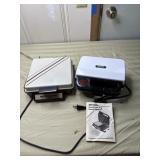 Waffle chef by Munsey and Rival Sandwich maker