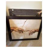 The hand of God  35"x28"