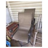2 patio bar stools