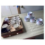 Large lot of coffee cups