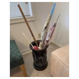 Umbrella stand and umbrella